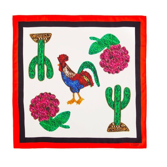 Clare V Accessories - Clare V Rooster Scarf